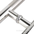 Pintu kaca stainless steel h pegangan